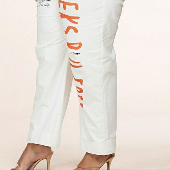 ❤️BRAND NEW! L’atise by Amy Plus Size Letter Print Jumpsuits - Picture 6 of 15